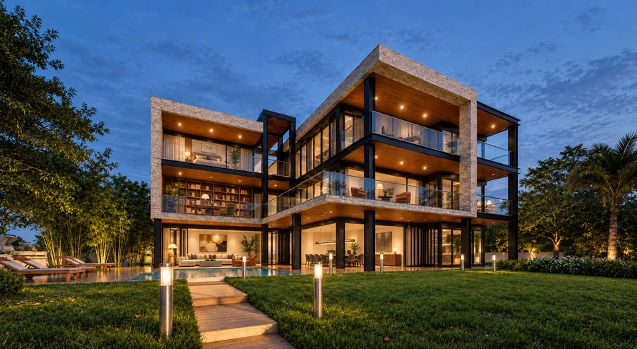 Hillsboro Residence: Interpretive photographic lighting study