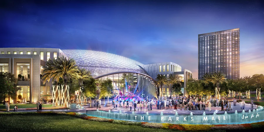 Dubai Hills Mall: Enhanced architectural visualization