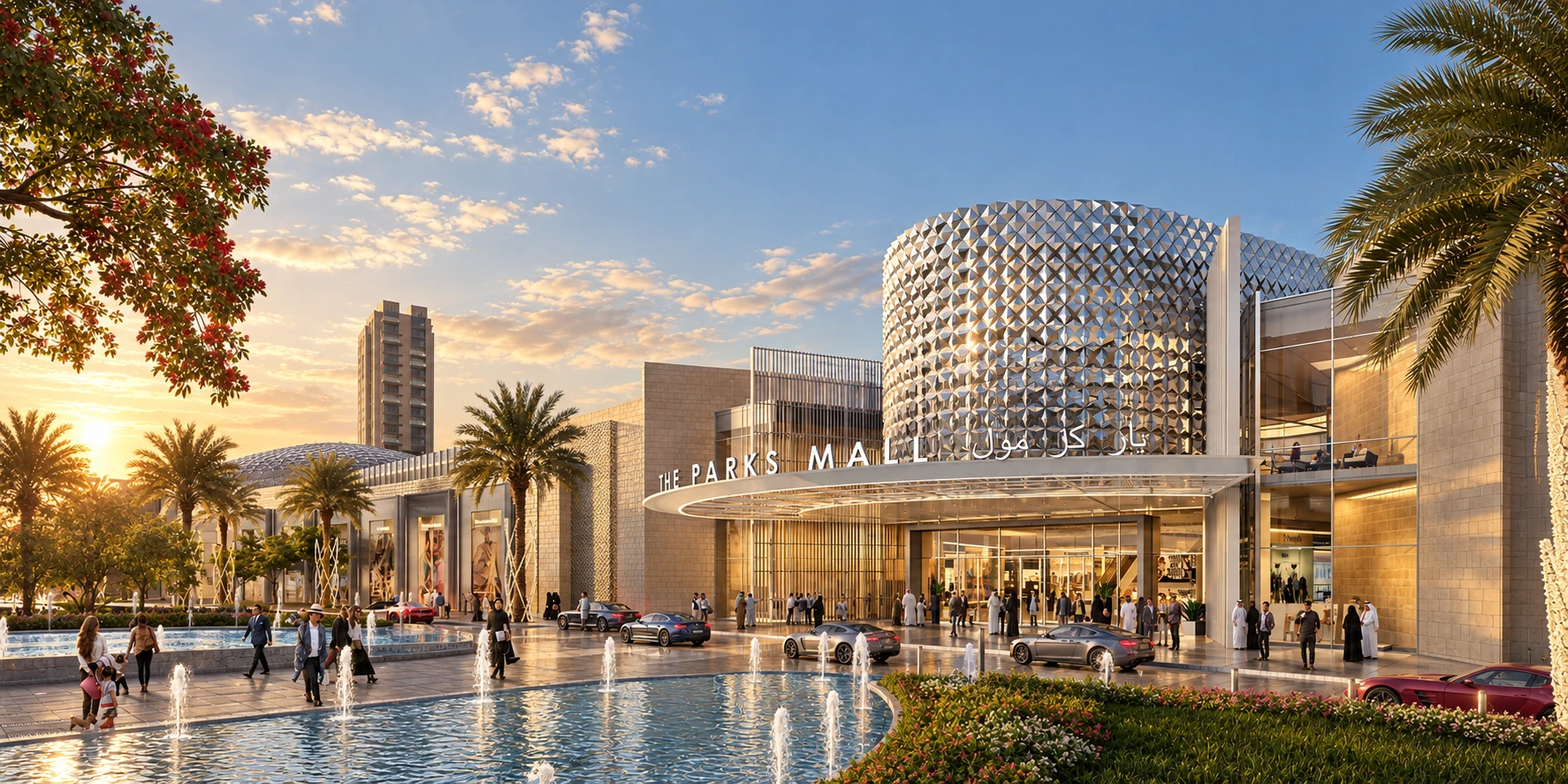 Dubai Hills Mall: interpretive photographic lighting study, view 5