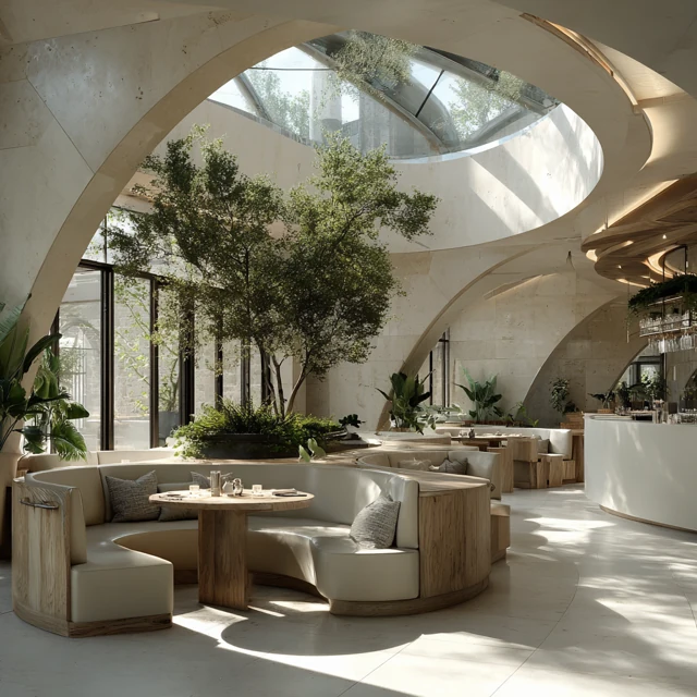 Garden Oculus, an AI-generated visual study. AI-generated speculative study.