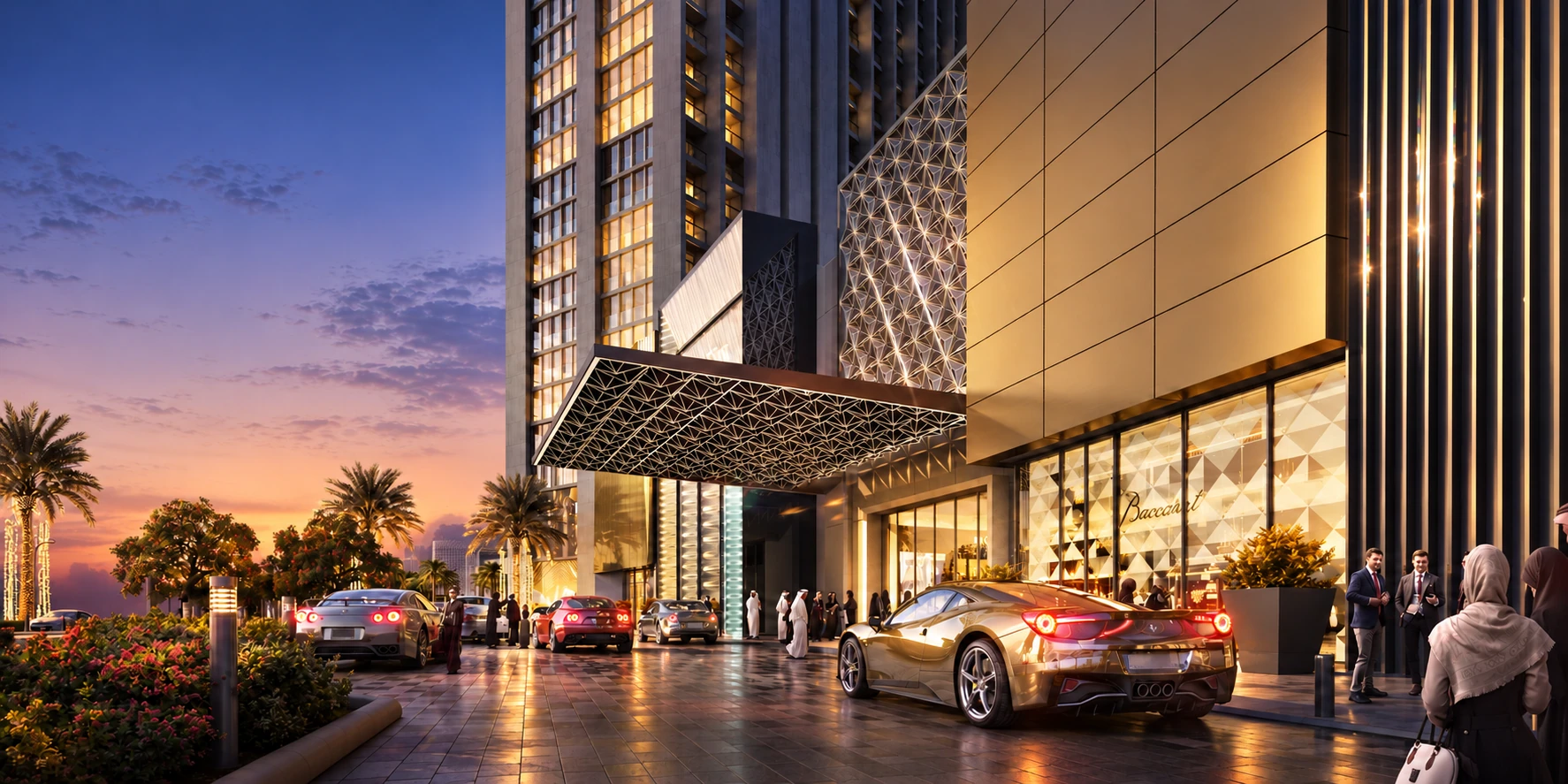 Dubai Hills Mall: interpretive photographic lighting study, view 7