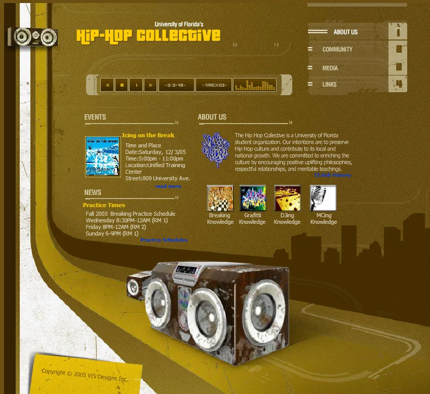 Web Design: website design, view 2